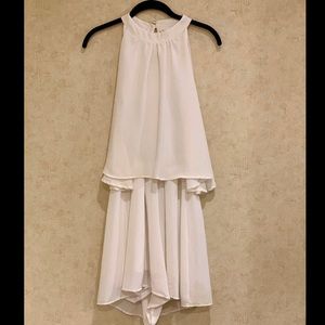 BACKLESS, FLOWY, HIGH NECK ROMPER